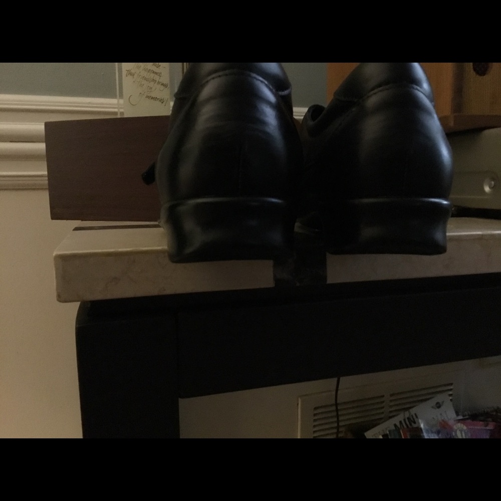 COPY - COPY - SAS Black Leather walking shoe